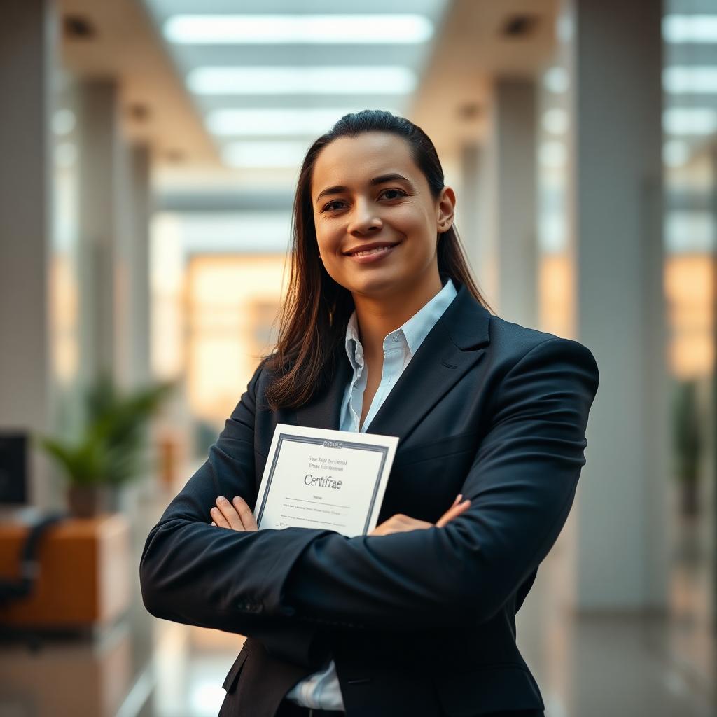Qualified professional after training